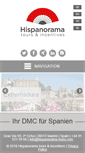 Mobile Screenshot of hispanorama-tours.com